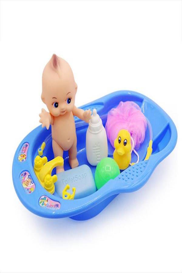 مجموعة ألعاب لحوض الاستحمام مكونة من 8 قطع - Image 1