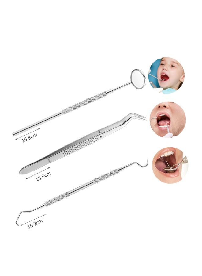 Generic - 5-Piece Dental Tool Kit Silver 0.142kg - Image 1