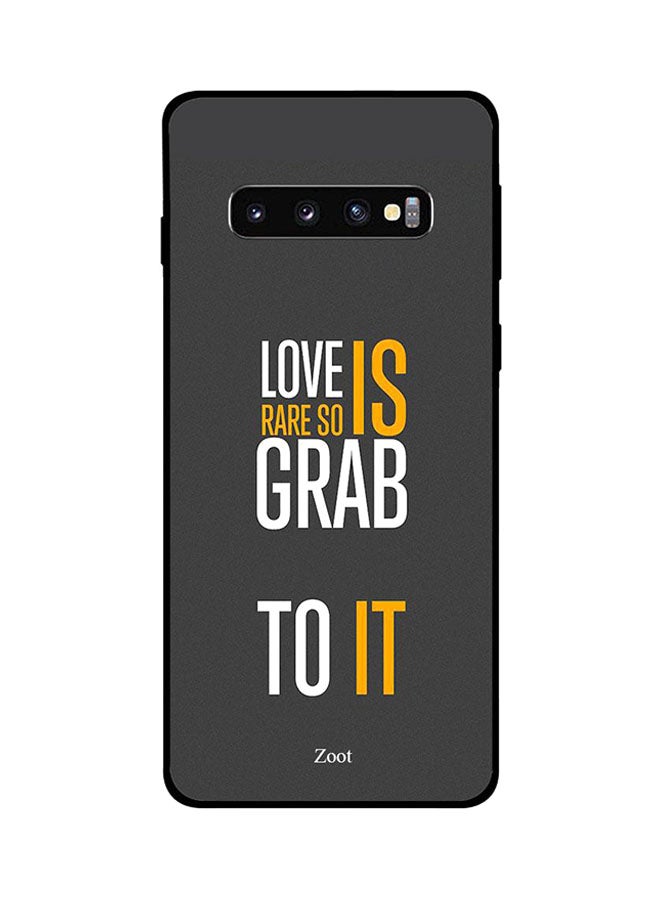 Zoot Samsung Galaxy S10 Case Cover Grey/Yellow/White Grey/Yellow/White