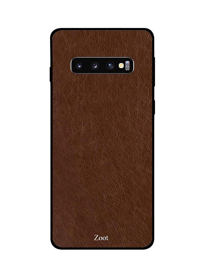 Zoot Case Cover For Samsung Galaxy S10 Brown