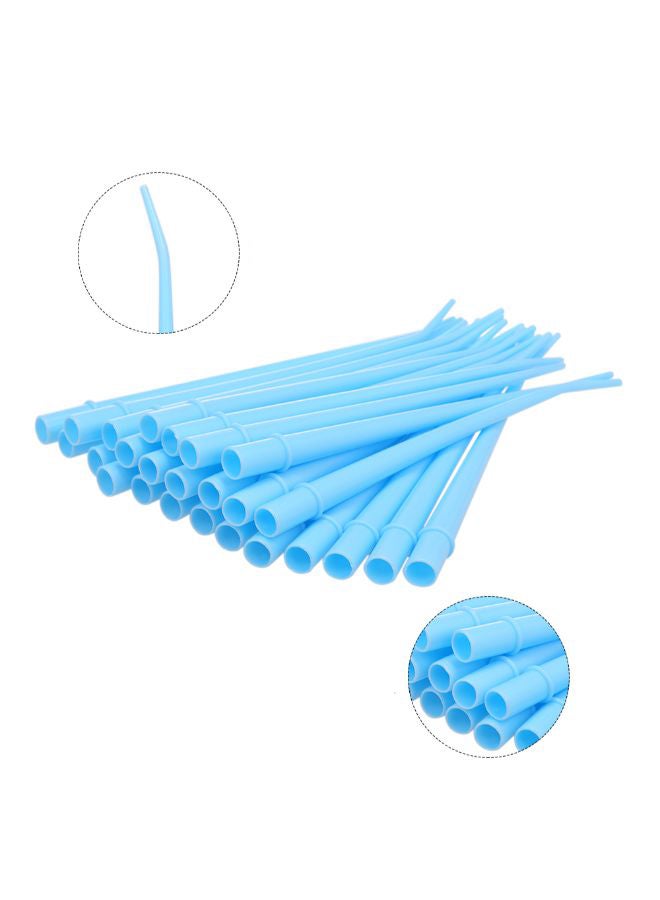 Generic - 25-Piece Dentist Dental Orifice Suction Tool Light Blue 80grams - Image 1