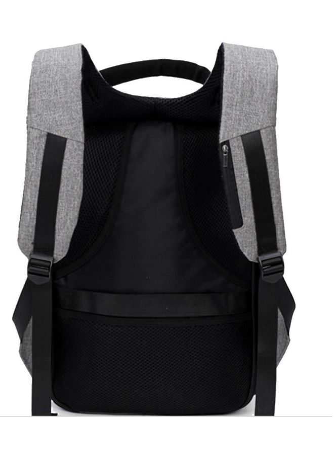YupFun Anti Theft Backpack For Laptop With USB Charging Port Black/Grey  - Image 3