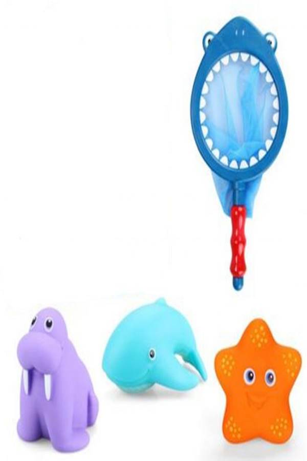 4-Piece Water Spray Bath Toy Set