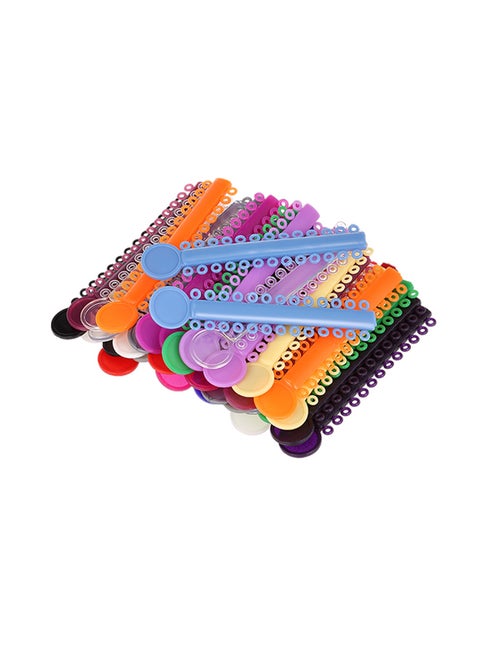 40-Piece Dental Stickers Multicolour 47grams