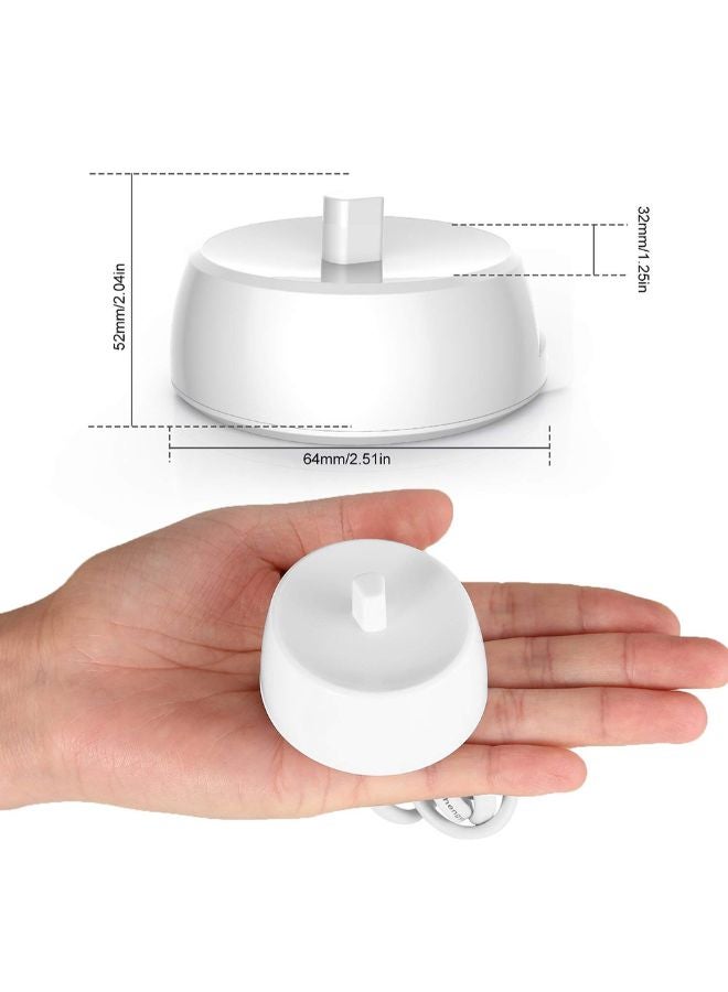 Electronic Toothbrush Replacement Charging Cradle Base White 10.5*5.5*6.5cm - Image 3