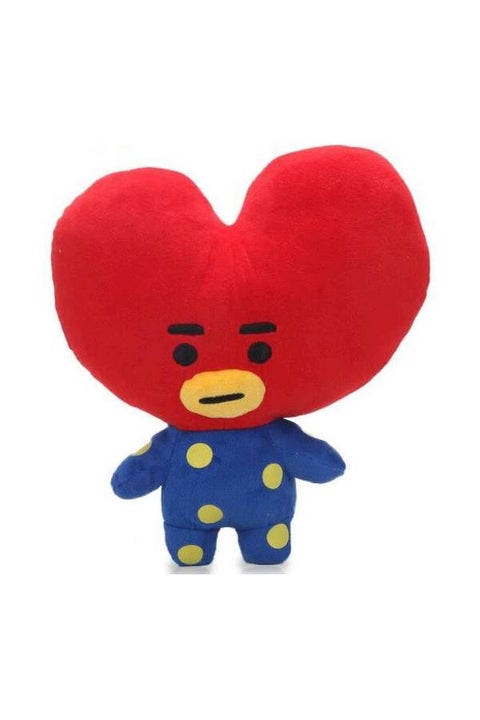 High-Quality Bts Cartoon Heart Shaped Cute Soft Plush Doll And Cuddle Toy 28cm