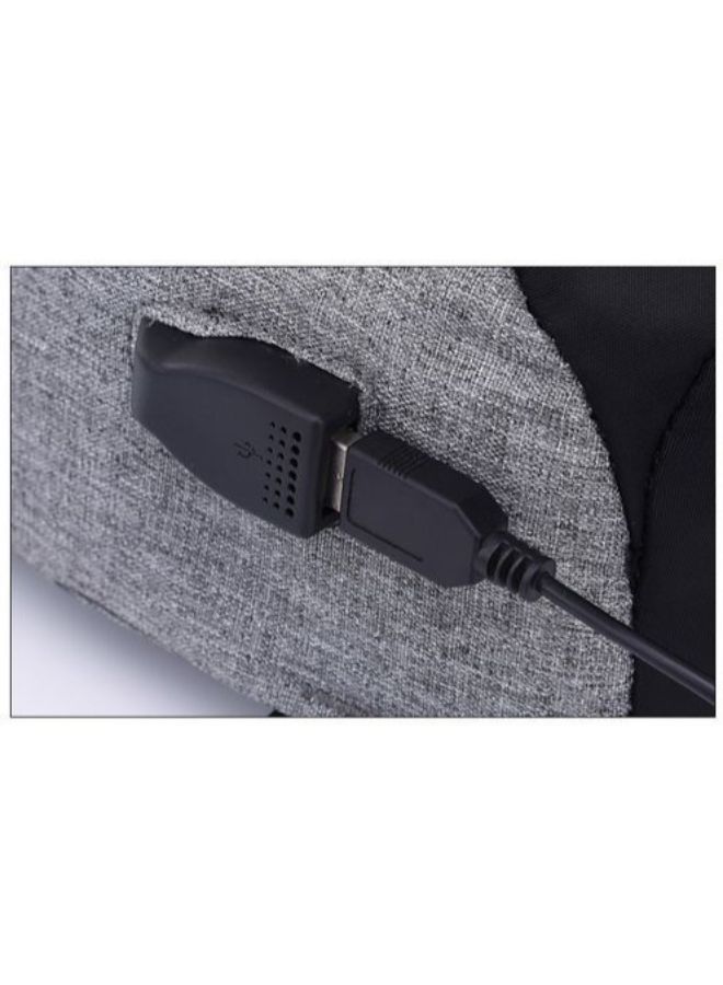 Multifunction Digital Storage Chest Bag Grey/Black - Image 3