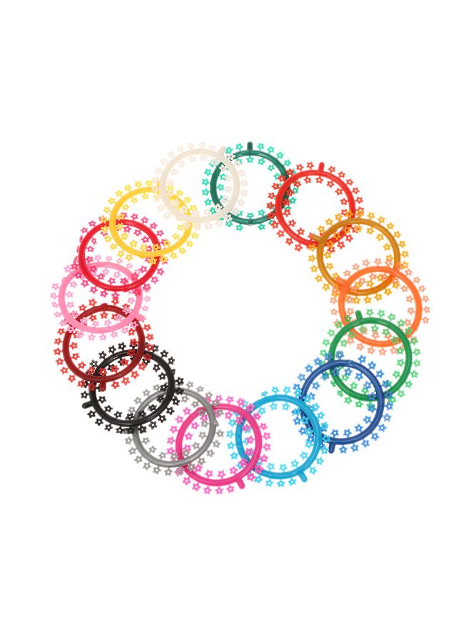 25-Piece Dental Orthodontic Ligature Ring Multicolour 58grams - Image 4