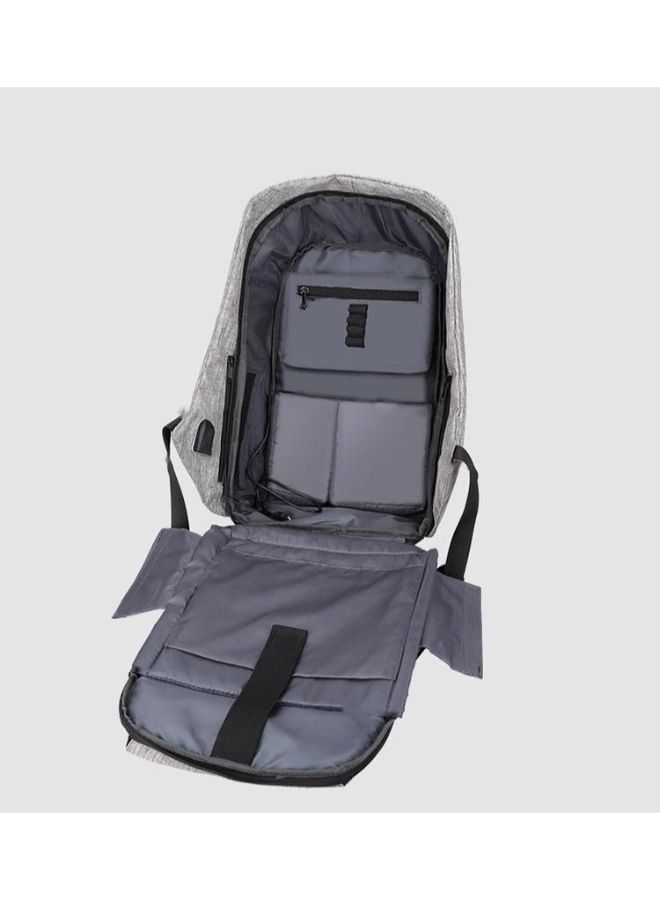 Multifunctional Anti Theft Laptop Backpack With USB Charging Black - Image 3