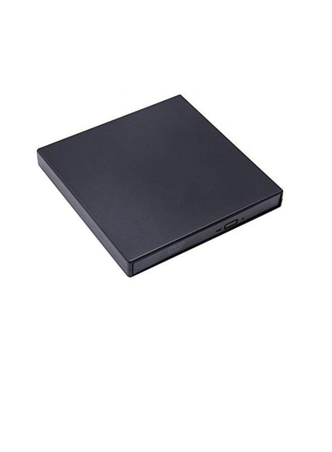 USB 2.0 External DVD ROM Burner Writer CD-RW Drive for Mac Win7 Black  - Image 1