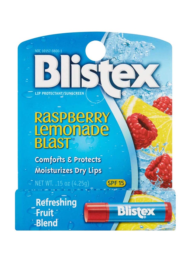 Blistex Pack Of 3 Raspberry Lemonade Blast Lip Protectant SPF 15