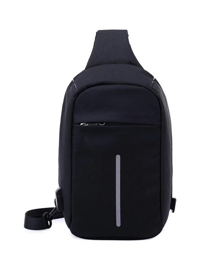 حقيبة للحمل مزودة بمنفذ شحن USB أسود - Image 1