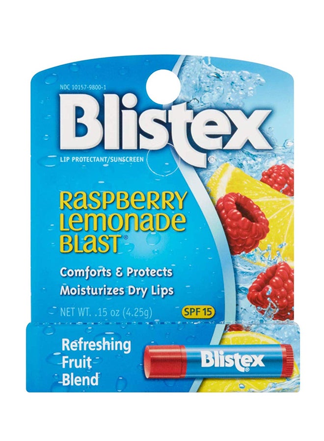 Blistex Pack Of 12 Raspberry Lemonade Blast Lip Protectant SPF 15