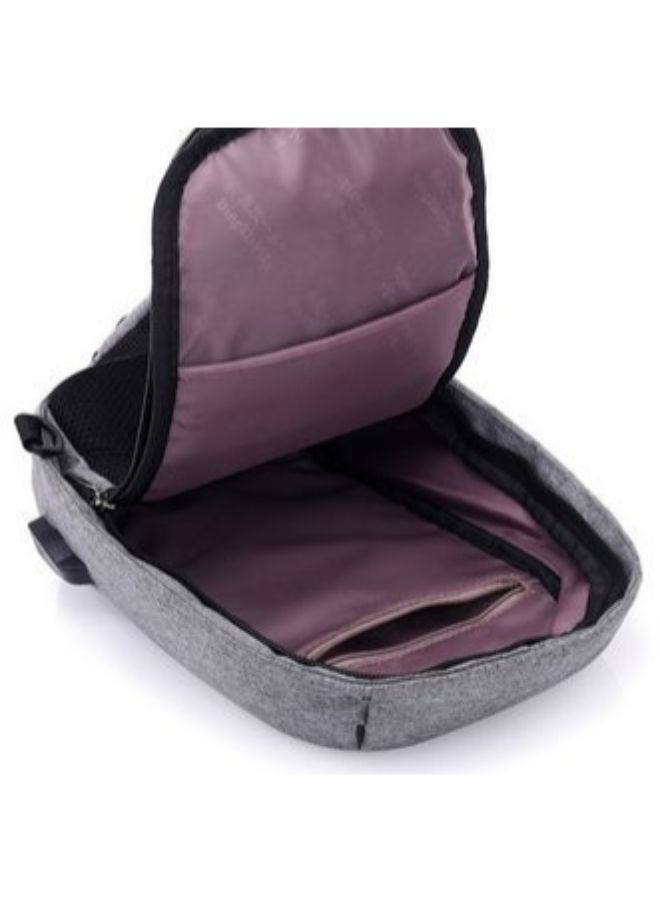 Multifunction Digital Storage Chest Bag Grey/Black - Image 2