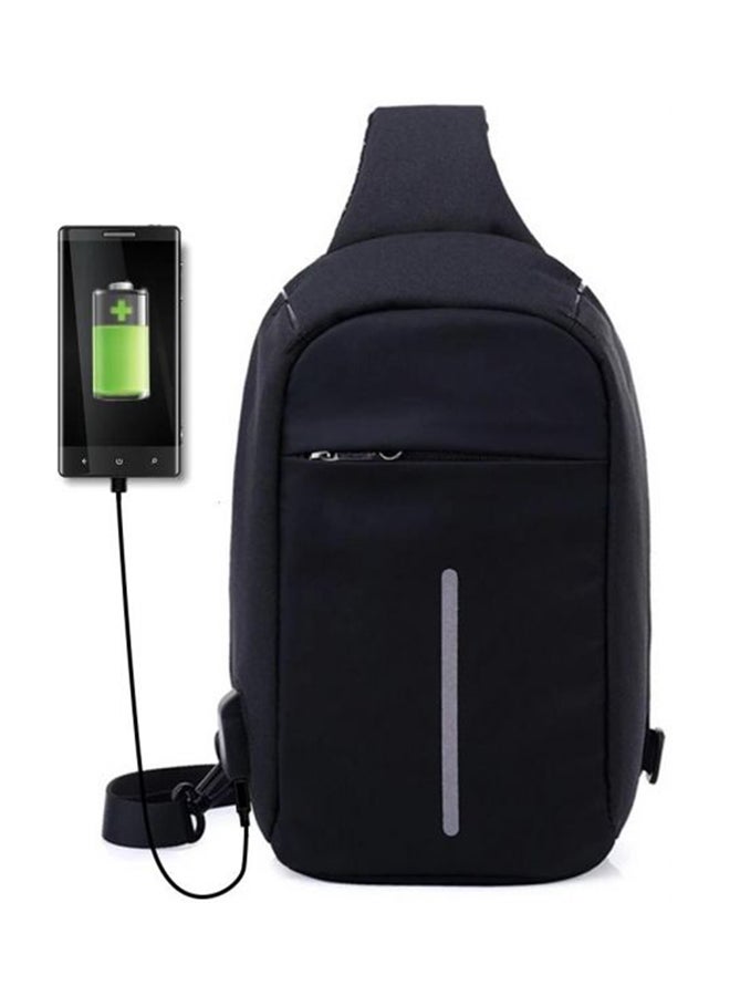 Generic - Anti Theft Travel Bag With USB Charging Black - Image 1