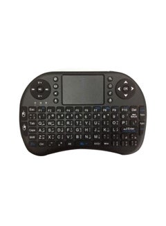 Mini Wireless Keyboard With Mouse Arabic/English Black