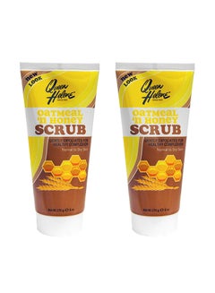 Queen Helene Pack Of 2 Oatmeal Honey Natural Face Scrub 