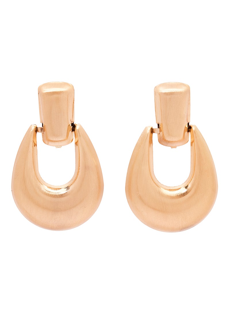 YUEJIN Oversized Oval Earrings - Image 1