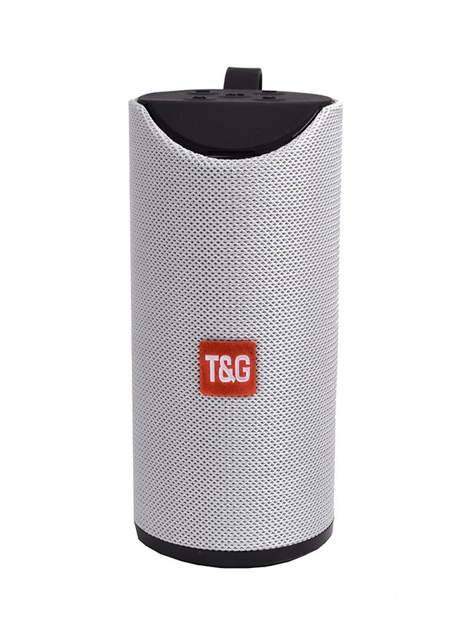 T&G Bluetooth Speaker With Aux Wire Silver