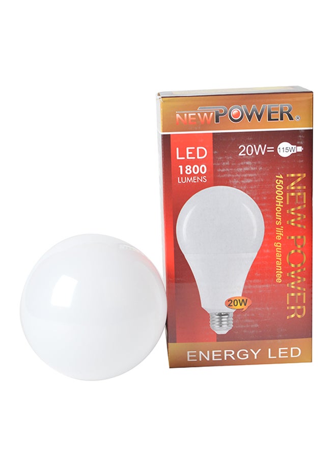 New Power LED Light Bulb Yellow 