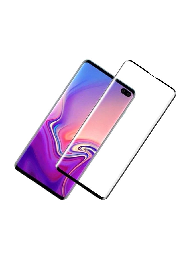 Kingstore Tempered Glass Screen Protector For Samsung Galaxy S10 Plus - 6.4Inch Inch 3D Curved