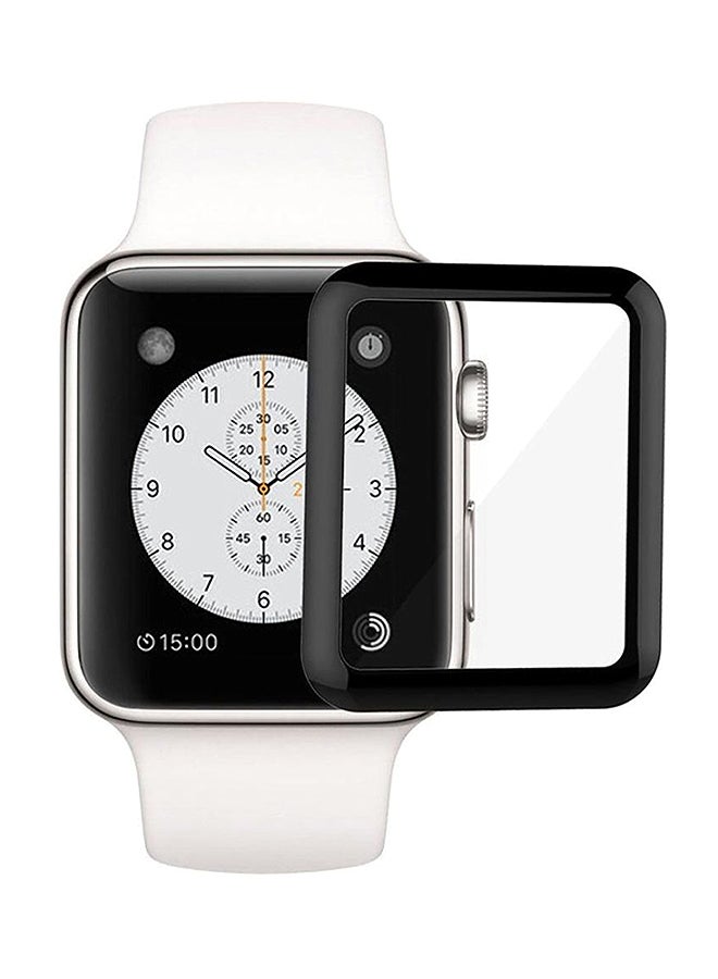 3D Full Cover Curved Black Edge Screen Protector For Apple Watch 38mm