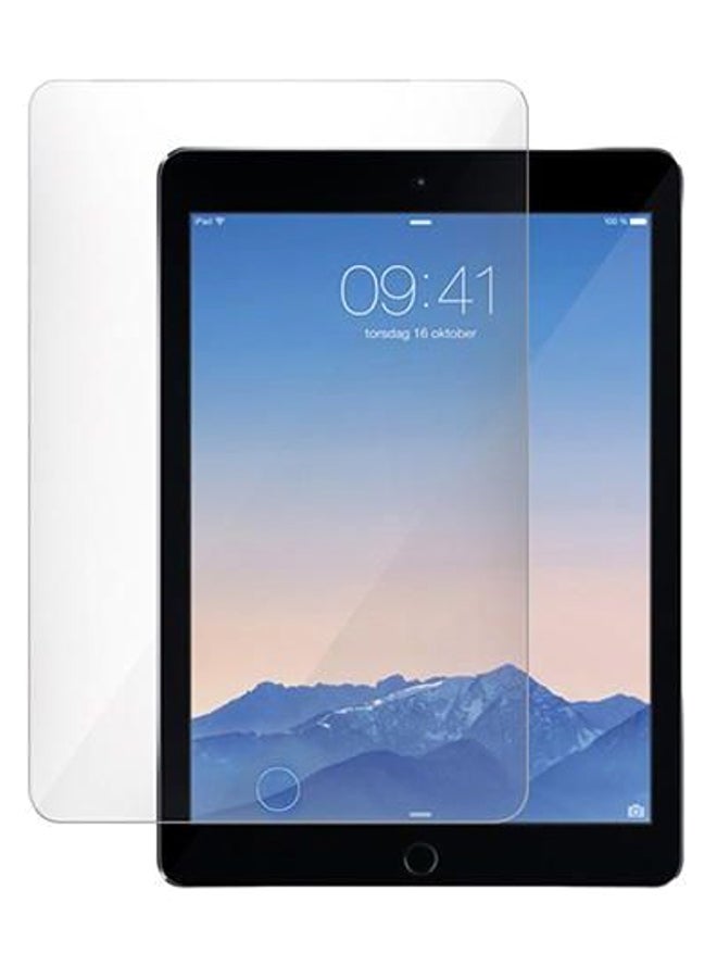 كينج ستور لاصقة حماية للشاشة HD مصنوعة من الزجاج المقوّى لجهاز أبل آي باد ميني 4 أسود / شفاف
