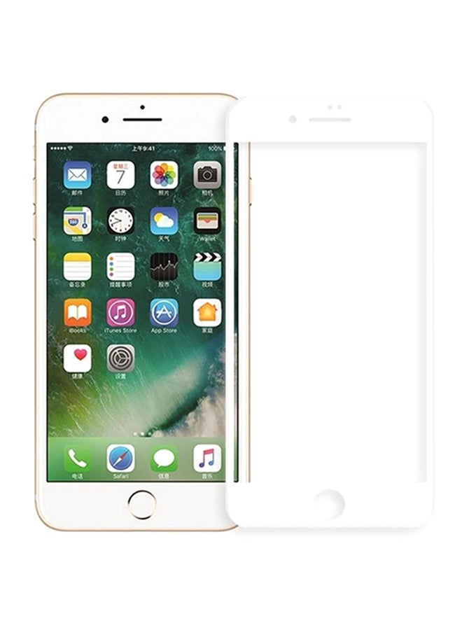 Kingstore 5D Glass Screen Protector For Apple iPhone 7 Plus White