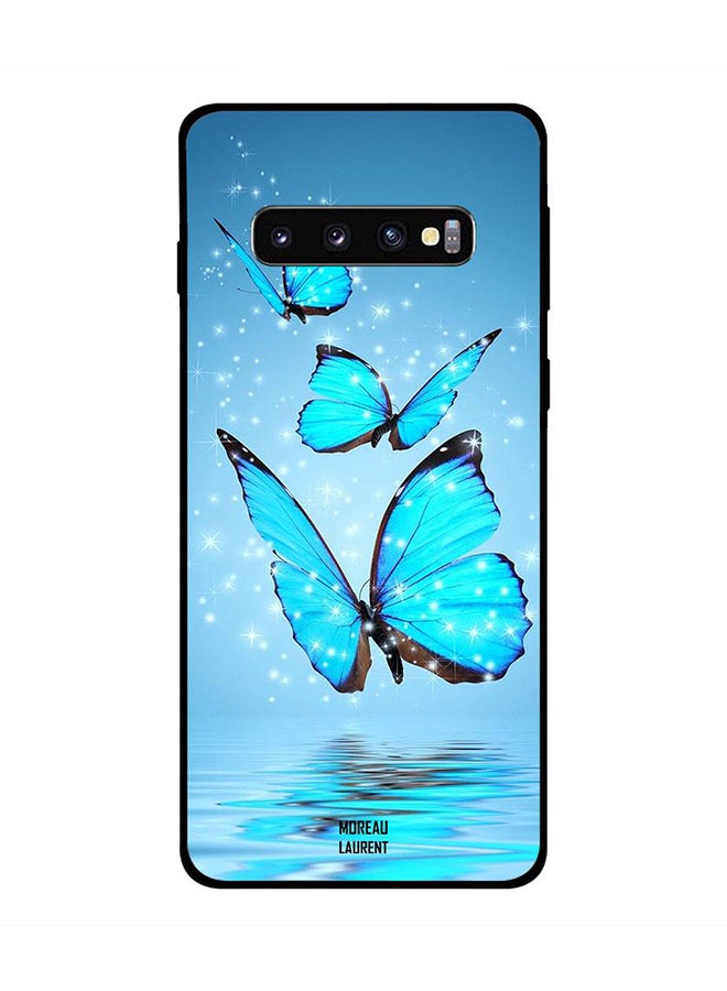 Moreau Laurent Samsung Galaxy S10 Case Cover Blue/Black/White Blue/Black/White
