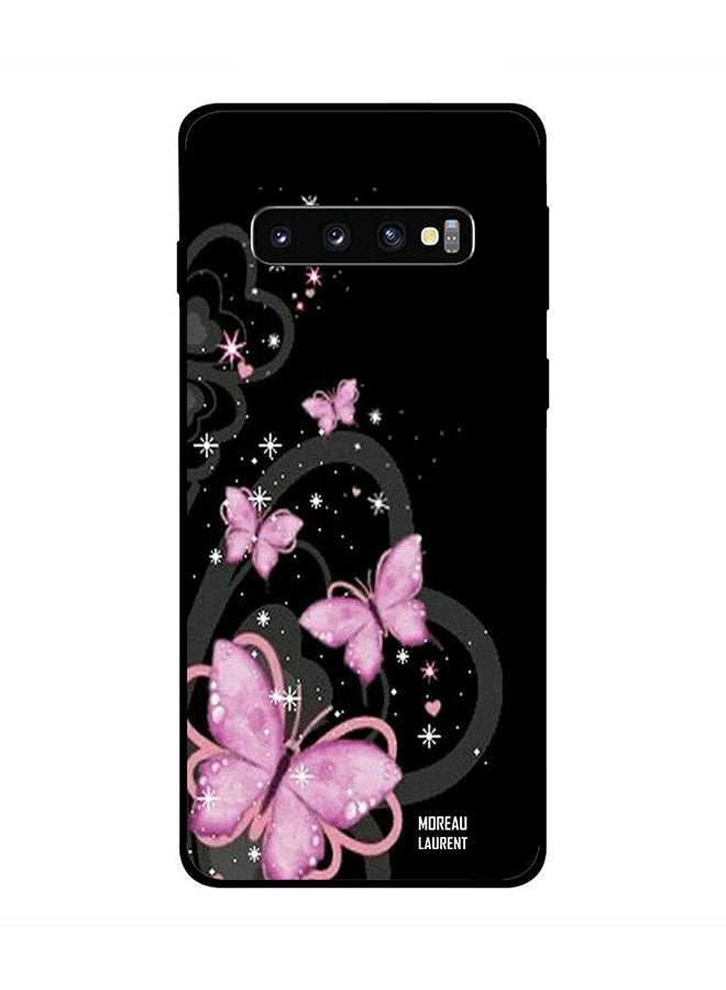 مورو لورنت Samsung Galaxy S10 Case Cover Black/White/Pink Black/White/Pink