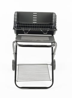 Somagic Charcoal Barbecue Folding Trolly black 52x30centimeter  - Image 2