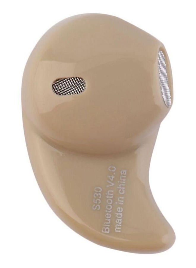 Mini Stereo Eyeable Bluetooth Wireless In-Ear Earbud Brown - Image 1