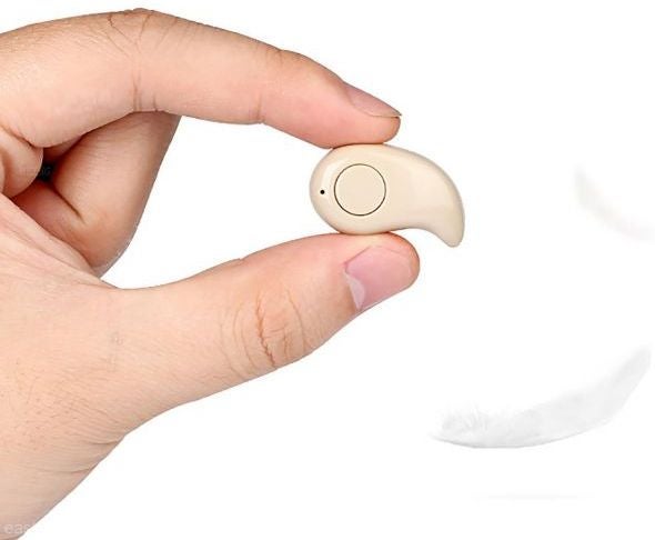 Mini Stereo Eyeable Bluetooth Wireless In-Ear Earbud Brown - Image 4