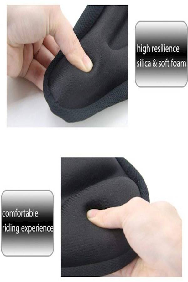 Bike Seat cover Soft Wide Excercise Bicycle Cushion For Bike saddle, Comfortable Cover Fits Cruiser And Stationary Bikes, Indoor Cycling - Image 2