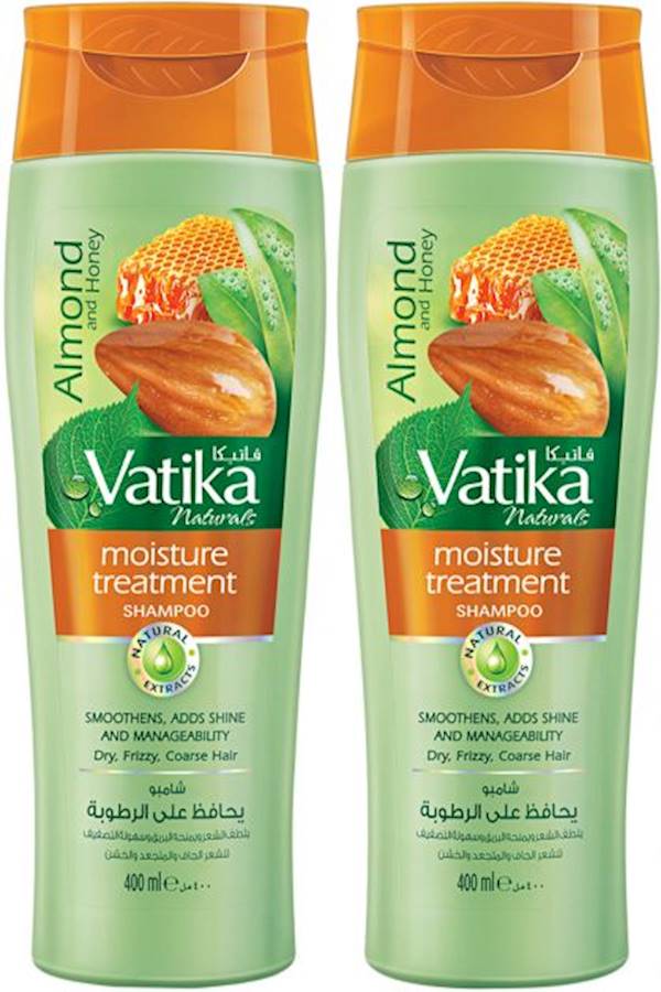 VATIKA Moisture Treatment Shampoo - Twin Pack, 400 ml 400ml  - Image 1