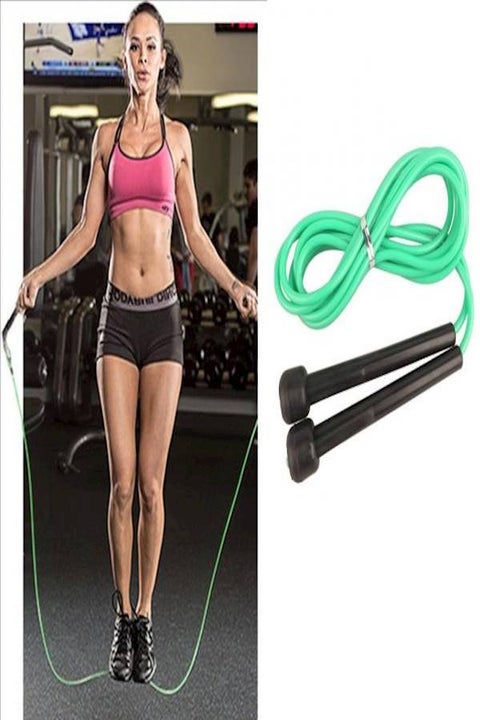 Plastic Skipping Rope Jumping Fast Speed Gym Training Sports Exercise 2.5M 80grams