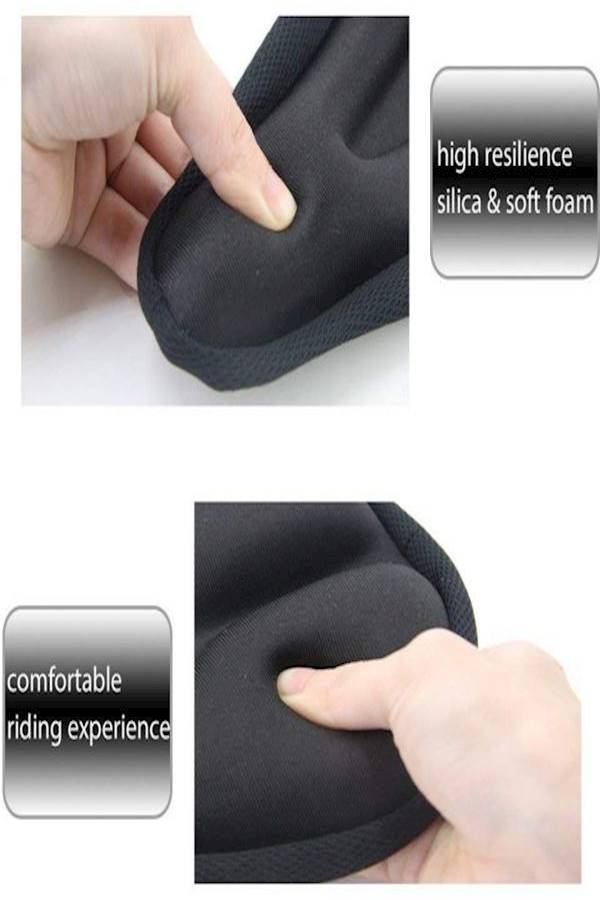 Gel Bike Seat Cover Extra Soft Excercise Bicycle Saddle Cushion - Image 3