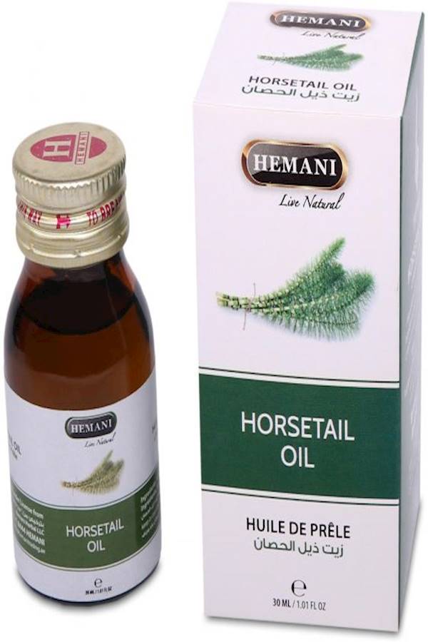 HEMANI Live Natural Horsetail Oil, 30 ml 30ml - Image 2
