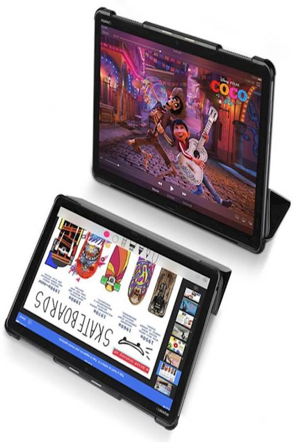 دوكس دوتشيز غطاء حماية بتصميم رفيع من البولي يوريثان لجهاز هواوي ميديا باد M5 لايت، مقاس 10 بوصة، إصدار 2018 - Image 5