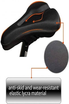 Generic Bike Seat Cushion Cover Pad with Memory Foam  - Image 4