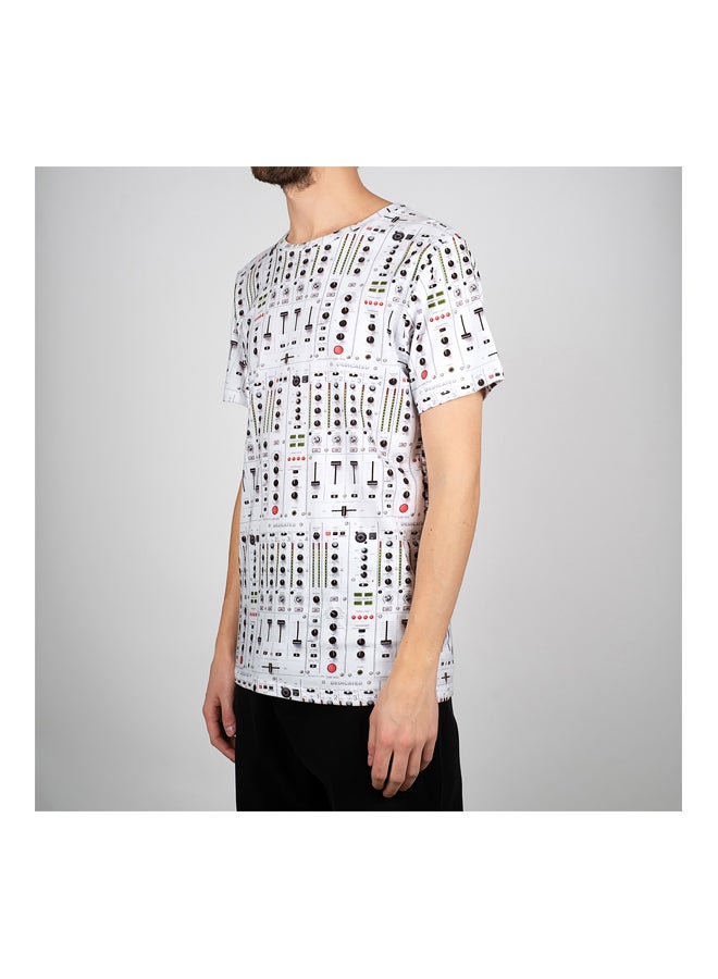 Mix Table T-Shirt White/Black/Green - v1555499634/N23031131V_4