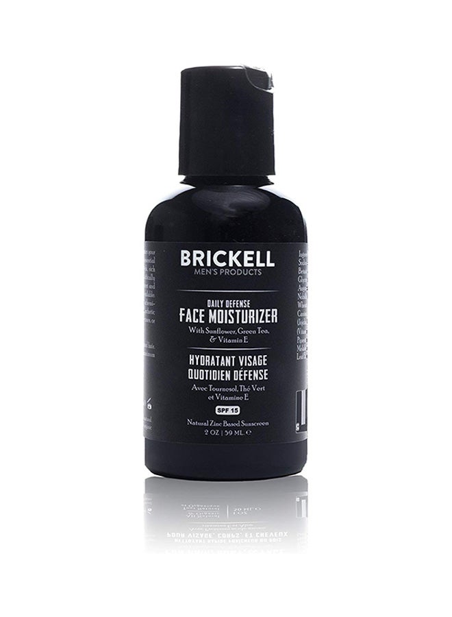 Brickell Men's - Brickell S Daily Defense Face Moisturizer For Zinc Based Spf 15 2Oz - Image 1