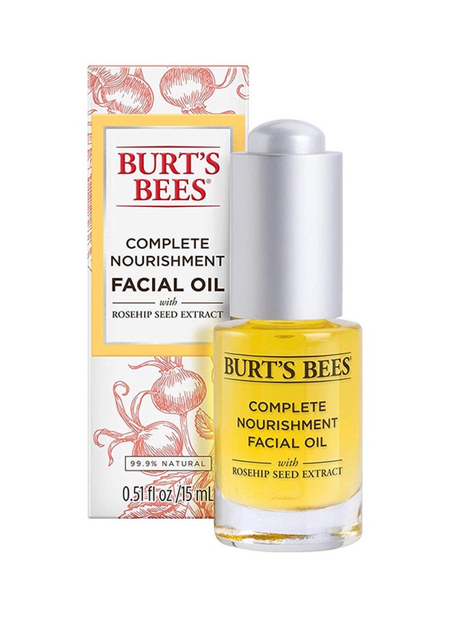 Burt's Bees Complete Nourisht Facial Oil Antiaging Oil