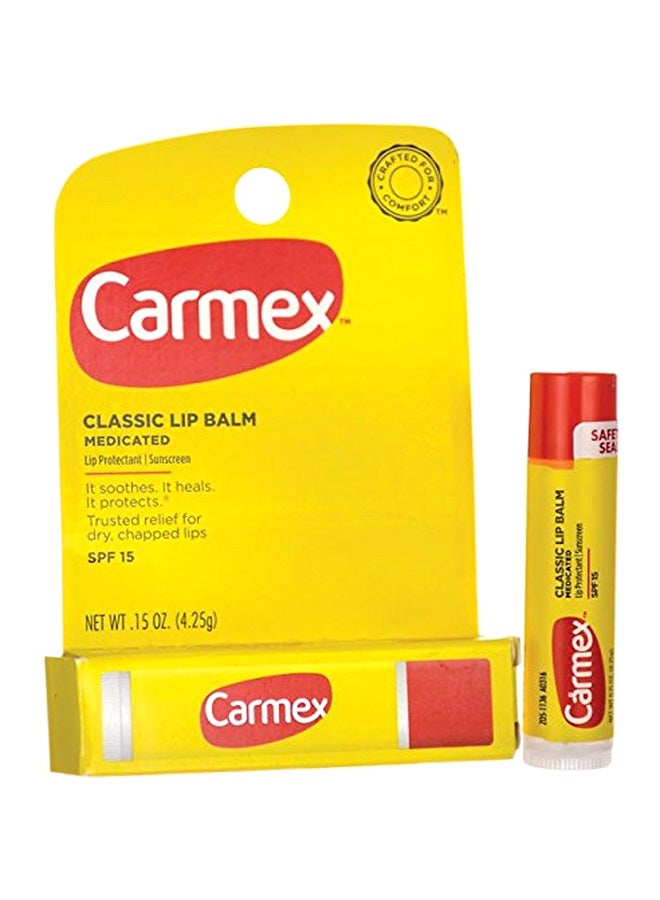 CARMEX Classic Lip Protectant Balm With Sunscreen Spf 15 4.25grams 
