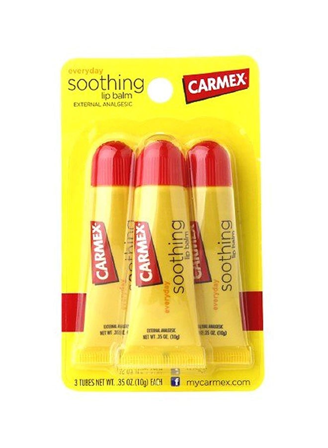 CARMEX Original Flavored Lip Balm Value Pack 3 Ea (Pack Of 6) 3x 10grams