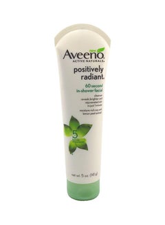 Aveeno Positively Radiant 60Seconditioner In Shower Facial 5 Ounce (147ml) (6 Pack) 