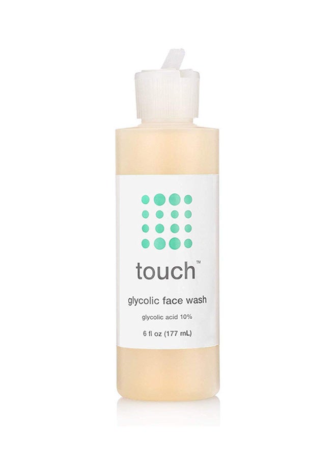 Touch - 10% Glycolic Acid Face Wash Exfoliating 6 Oz - Image 1