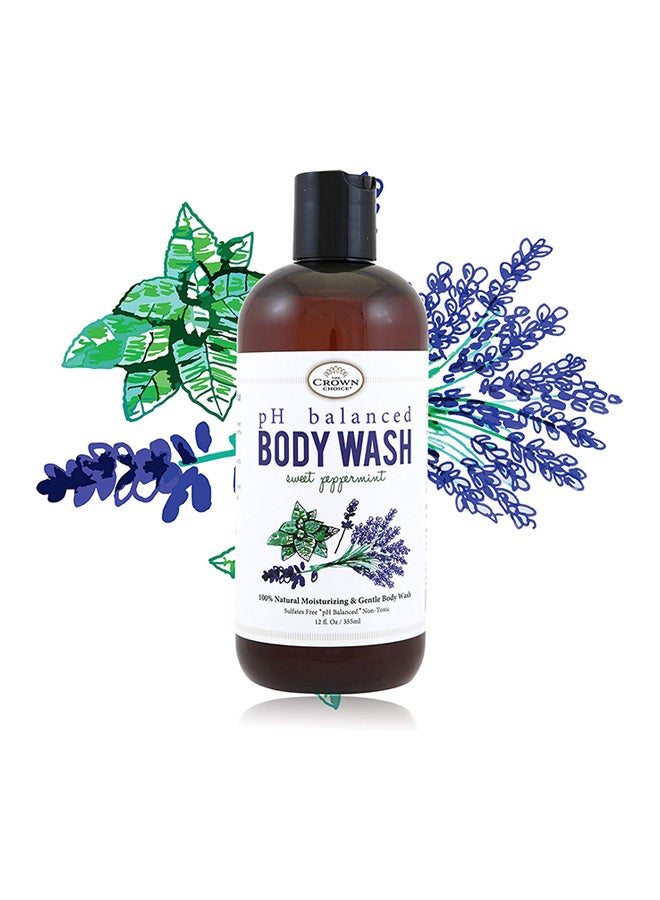 The Crown Choice - 100% Natural Vegan Liquid Bath Soap Ph Balanced Body Wash For Sensitive Skin Naturals Non Toxic Shower Gel For Wo Aloe Spearmint Lavender Manuka - Image 1
