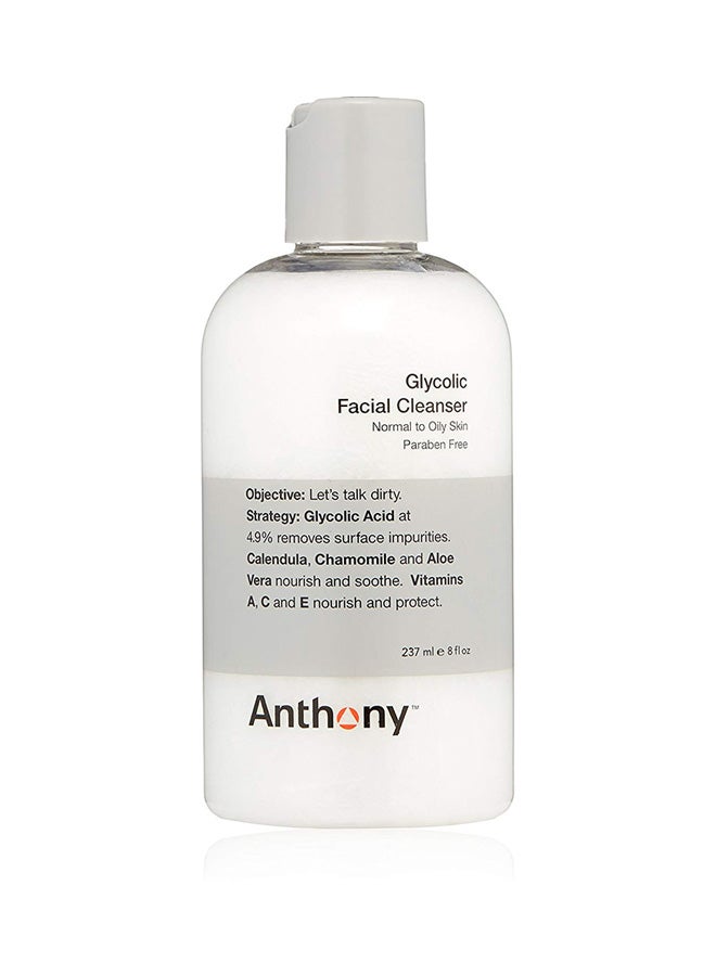 Anthony Glycolic Facial Cleanser, 8 ounce
