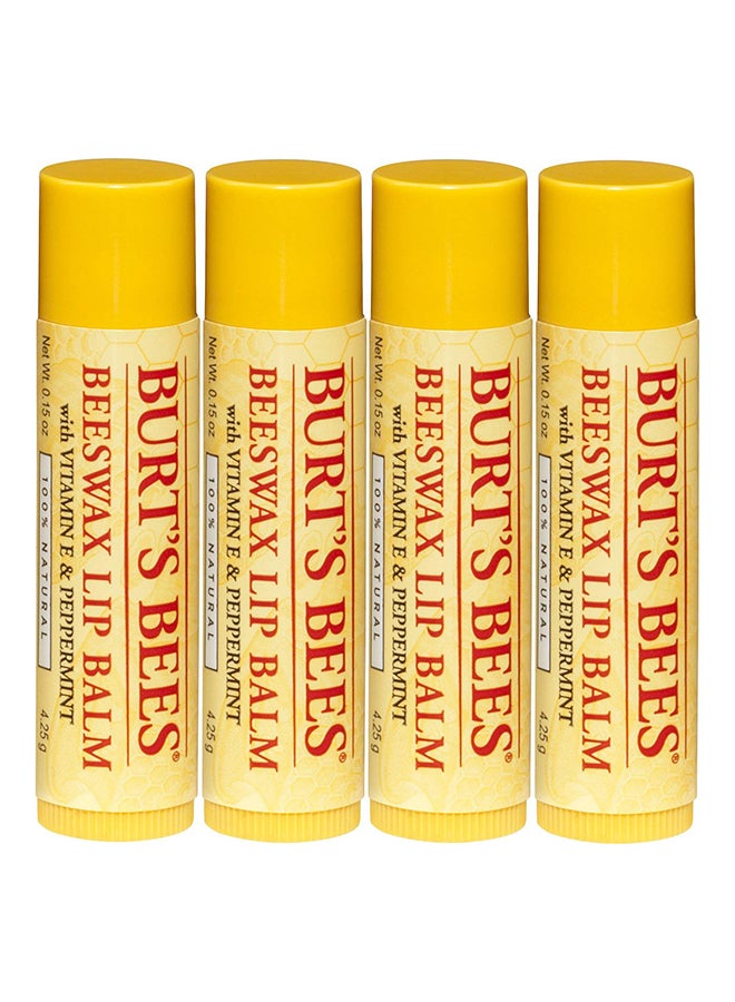 بيرتس بيز مرطب شفاه بشمع العسل من 4 قطع أبيض - Image 2